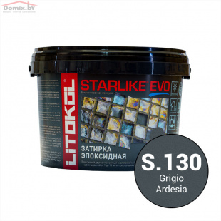 Фуга для плитки Litokol Starlike Evo S.130 Grigio Ardesia (1 кг)